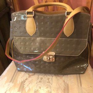 Italian Designer ARCADIA leather satchel bag